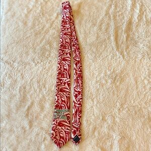 Knotty and Nice holiday candy cane, naughty nice tie